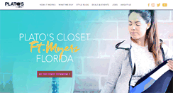 Desktop Screenshot of platosclosetfortmyers.com